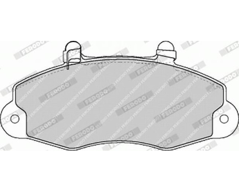 Brake Pad Set, disc brake PREMIER ECO FRICTION FVR1338 Ferodo, Image 5