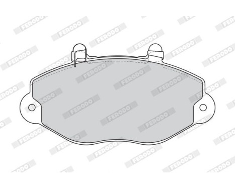 Brake Pad Set, disc brake PREMIER ECO FRICTION FVR1339 Ferodo, Image 4