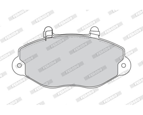 Brake Pad Set, disc brake PREMIER ECO FRICTION FVR1339 Ferodo, Image 4