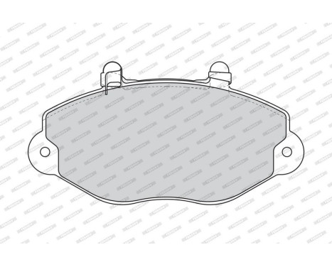 Brake Pad Set, disc brake PREMIER ECO FRICTION FVR1339 Ferodo, Image 4