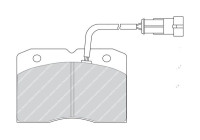 Brake Pad Set, disc brake PREMIER ECO FRICTION FVR1353 Ferodo