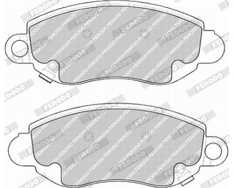 Brake Pad Set, disc brake PREMIER ECO FRICTION FVR1381 Ferodo, Image 5