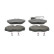 Brake Pad Set, disc brake PREMIER ECO FRICTION FVR1396 Ferodo, Thumbnail 3