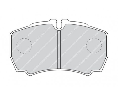 Brake Pad Set, disc brake PREMIER ECO FRICTION FVR1405 Ferodo, Image 3