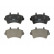 Brake Pad Set, disc brake PREMIER ECO FRICTION FVR1452 Ferodo