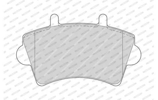 Brake Pad Set, disc brake PREMIER ECO FRICTION FVR1452 Ferodo, Image 3