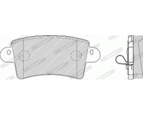 Brake Pad Set, disc brake PREMIER ECO FRICTION FVR1453 Ferodo, Image 4