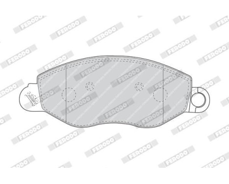 Brake Pad Set, disc brake PREMIER ECO FRICTION FVR1461 Ferodo, Image 3