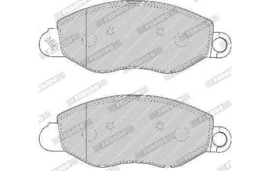 Brake Pad Set, disc brake PREMIER ECO FRICTION FVR1461 Ferodo, Image 4