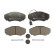 Brake Pad Set, disc brake PREMIER ECO FRICTION FVR1478 Ferodo