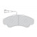 Brake Pad Set, disc brake PREMIER ECO FRICTION FVR1479 Ferodo, Thumbnail 3