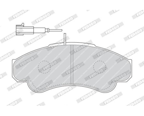 Brake Pad Set, disc brake PREMIER ECO FRICTION FVR1479 Ferodo, Image 5