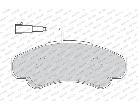 Brake Pad Set, disc brake PREMIER ECO FRICTION FVR1479 Ferodo, Image 4