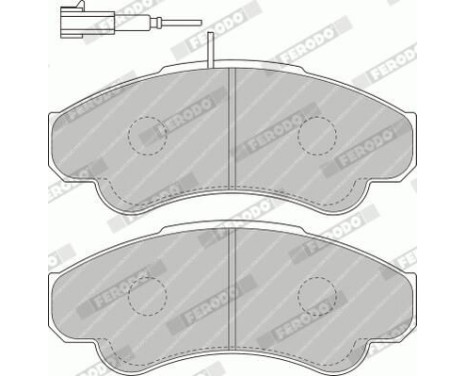 Brake Pad Set, disc brake PREMIER ECO FRICTION FVR1479 Ferodo, Image 5