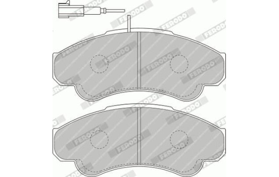 Brake Pad Set, disc brake PREMIER ECO FRICTION FVR1479 Ferodo, Image 5