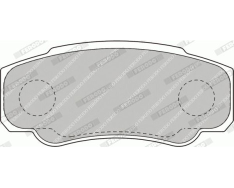 Brake Pad Set, disc brake PREMIER ECO FRICTION FVR1480 Ferodo, Image 4