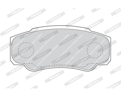Brake Pad Set, disc brake PREMIER ECO FRICTION FVR1480 Ferodo, Image 4