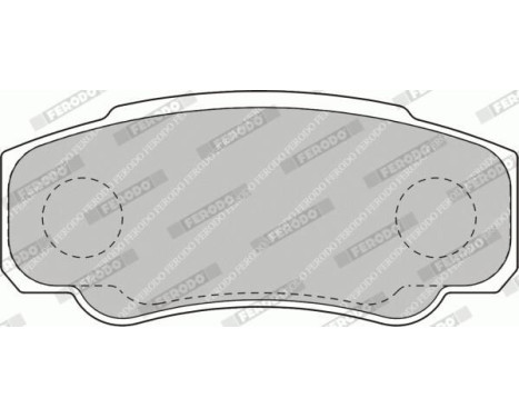 Brake Pad Set, disc brake PREMIER ECO FRICTION FVR1480 Ferodo, Image 5
