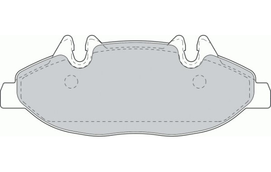 Brake Pad Set, disc brake PREMIER ECO FRICTION FVR1493 Ferodo