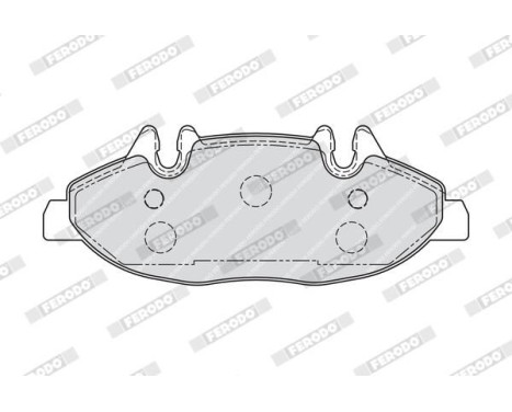Brake Pad Set, disc brake PREMIER ECO FRICTION FVR1493 Ferodo, Image 3