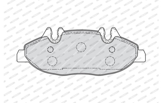Brake Pad Set, disc brake PREMIER ECO FRICTION FVR1493 Ferodo, Image 3