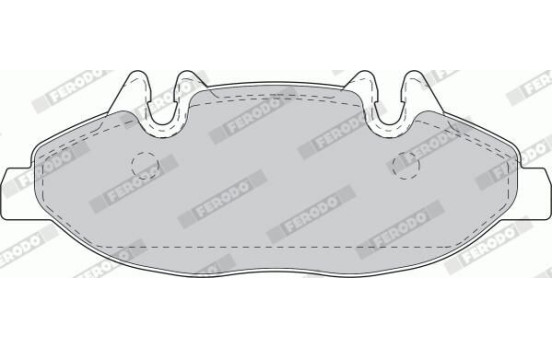 Brake Pad Set, disc brake PREMIER ECO FRICTION FVR1493 Ferodo, Image 4