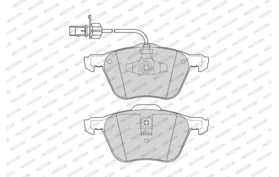 Brake Pad Set, disc brake PREMIER ECO FRICTION FVR1497 Ferodo, Image 4
