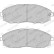 Brake Pad Set, disc brake PREMIER ECO FRICTION FVR1498 Ferodo, Thumbnail 5