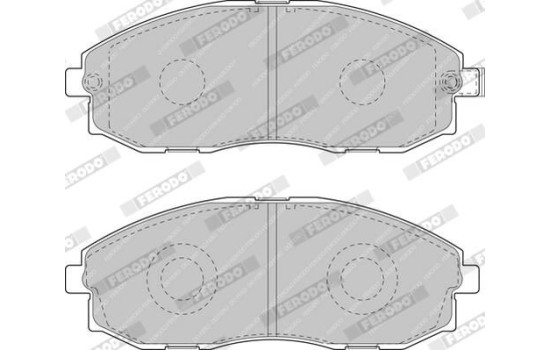 Brake Pad Set, disc brake PREMIER ECO FRICTION FVR1498 Ferodo, Image 5