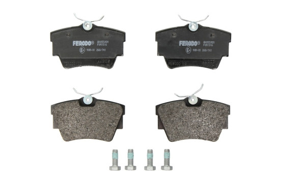 Brake Pad Set, disc brake PREMIER ECO FRICTION FVR1516 Ferodo