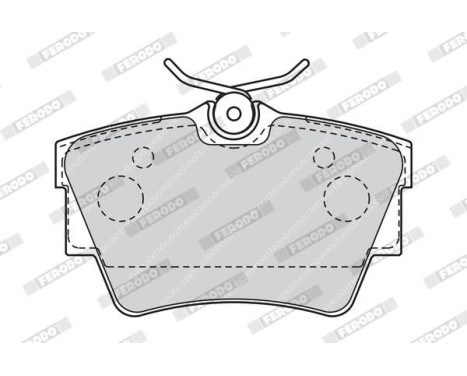 Brake Pad Set, disc brake PREMIER ECO FRICTION FVR1516 Ferodo, Image 3