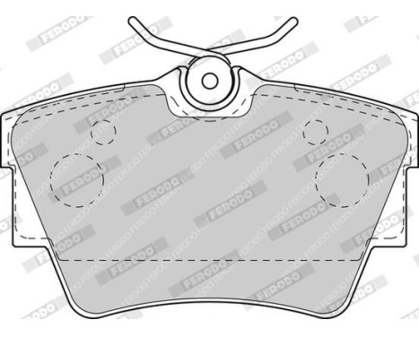 Brake Pad Set, disc brake PREMIER ECO FRICTION FVR1516 Ferodo, Image 4