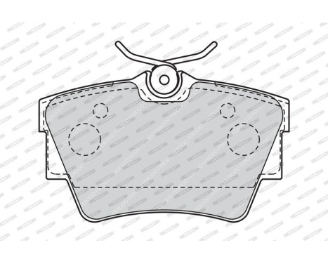 Brake Pad Set, disc brake PREMIER ECO FRICTION FVR1516 Ferodo, Image 3