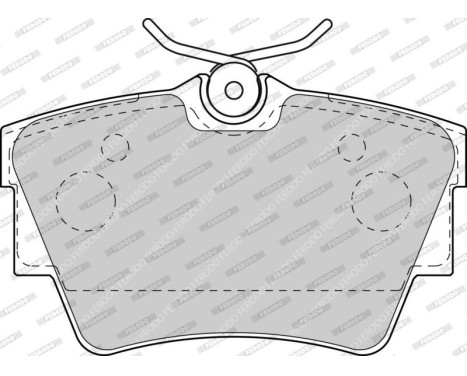 Brake Pad Set, disc brake PREMIER ECO FRICTION FVR1516 Ferodo, Image 4
