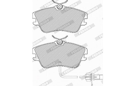 Brake Pad Set, disc brake PREMIER ECO FRICTION FVR1519 Ferodo, Image 5
