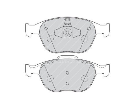 Brake Pad Set, disc brake PREMIER ECO FRICTION FVR1568 Ferodo, Image 3