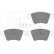 Brake Pad Set, disc brake PREMIER ECO FRICTION FVR1642 Ferodo, Thumbnail 2