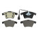 Brake Pad Set, disc brake PREMIER ECO FRICTION FVR1642 Ferodo