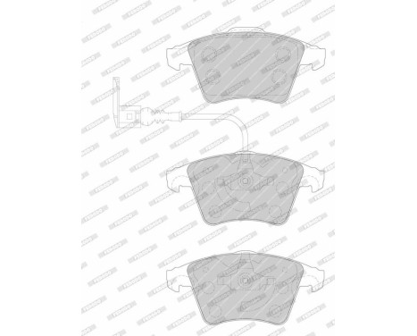 Brake Pad Set, disc brake PREMIER ECO FRICTION FVR1642 Ferodo, Image 5