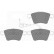 Brake Pad Set, disc brake PREMIER ECO FRICTION FVR1643 Ferodo, Thumbnail 2