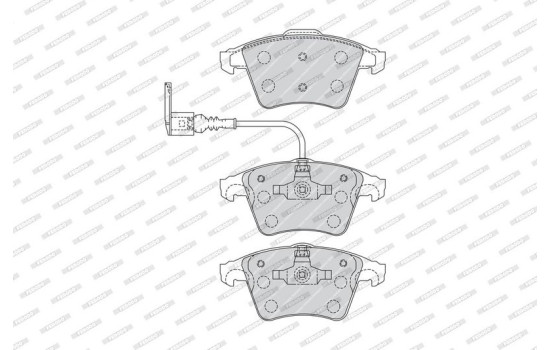 Brake Pad Set, disc brake PREMIER ECO FRICTION FVR1643 Ferodo, Image 3