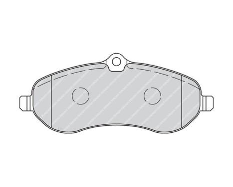 Brake Pad Set, disc brake PREMIER ECO FRICTION FVR1771 Ferodo, Image 3
