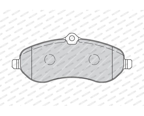 Brake Pad Set, disc brake PREMIER ECO FRICTION FVR1771 Ferodo, Image 4