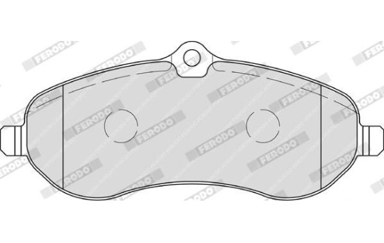 Brake Pad Set, disc brake PREMIER ECO FRICTION FVR1771 Ferodo, Image 5