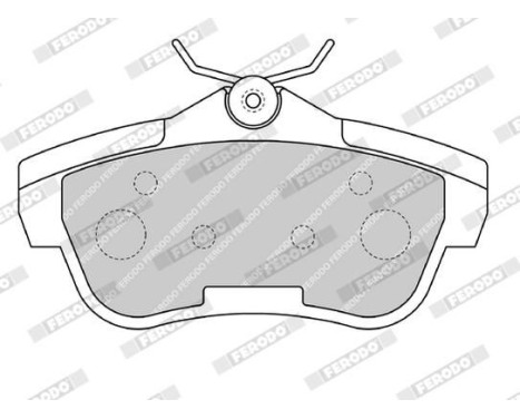 Brake Pad Set, disc brake PREMIER ECO FRICTION FVR1772 Ferodo, Image 4