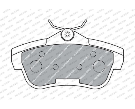 Brake Pad Set, disc brake PREMIER ECO FRICTION FVR1772 Ferodo, Image 3