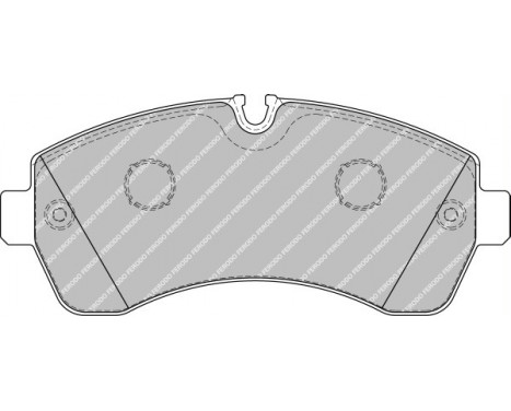 Brake Pad Set, disc brake PREMIER ECO FRICTION FVR1777 Ferodo, Image 2