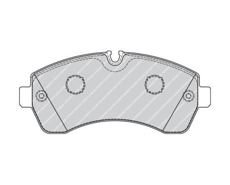Brake Pad Set, disc brake PREMIER ECO FRICTION FVR1777 Ferodo, Image 4