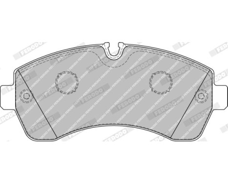 Brake Pad Set, disc brake PREMIER ECO FRICTION FVR1777 Ferodo, Image 5