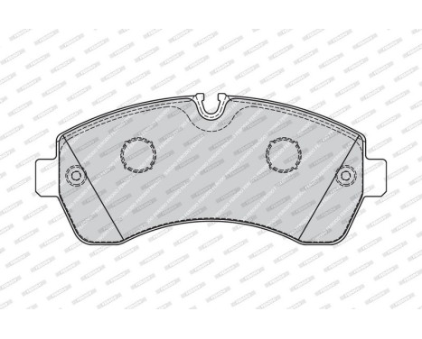 Brake Pad Set, disc brake PREMIER ECO FRICTION FVR1777 Ferodo, Image 4